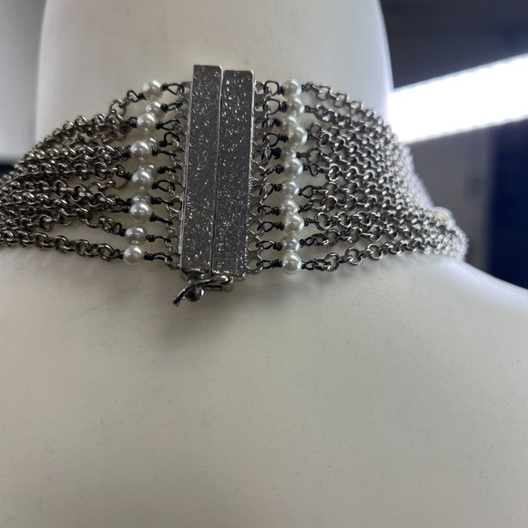 ROSANTICA MILANO SILVER EVENING NECKLACE| WOMENS - Picture 2 of 3